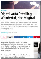 Wards Auto Digital Auto Retailing Wonderful, Not Magical