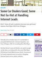 Wards Auto Some Car Dealers Good, Some Not-So-Hot at Handling Internet Leads