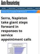 Auto Remarketing Serra, Napleton take giant steps forward in responses to service appointment calls