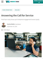 Wards Auto Answering the Call for Service - Pied Piper study shows quick telephone engagement boosts loyalty