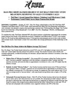 Press Release: BASS PRO SHOPS RANKED HIGHEST IN 2025 BOAT INDUSTRY STUDY MEASURING RESPONSE TO SALES CUSTOMER CALLS 