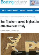 Boating Industry Bass Pro Shops' Sun Tracker ranked highest in sales call effectiveness study